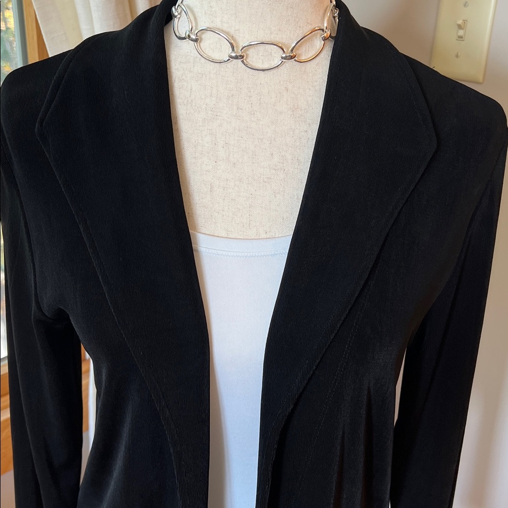 Like New Chico's Black Travelers Blazer - Picture 3 of 6